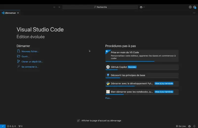 Éditeur de code : VSCode