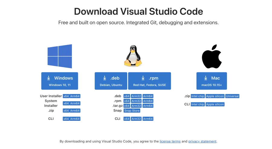 Installer VSC dans un Windows, dans un Mac ou dans un Linux